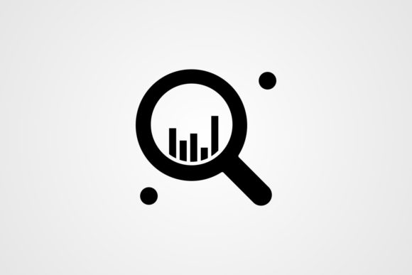 Download Vector Marketing Analysis Glyph Icon - Marketing Collection