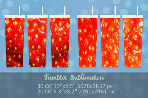 Download Red Strawberry Macro Photo Tumblers - Red Collection