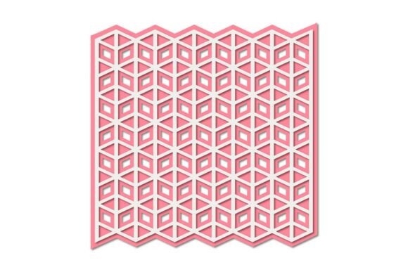 Download Layered Cutout Geometric Background Mat - Red Collection