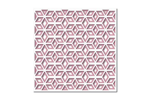 Download Layered Cutout Geometric Background Mat - Red Collection